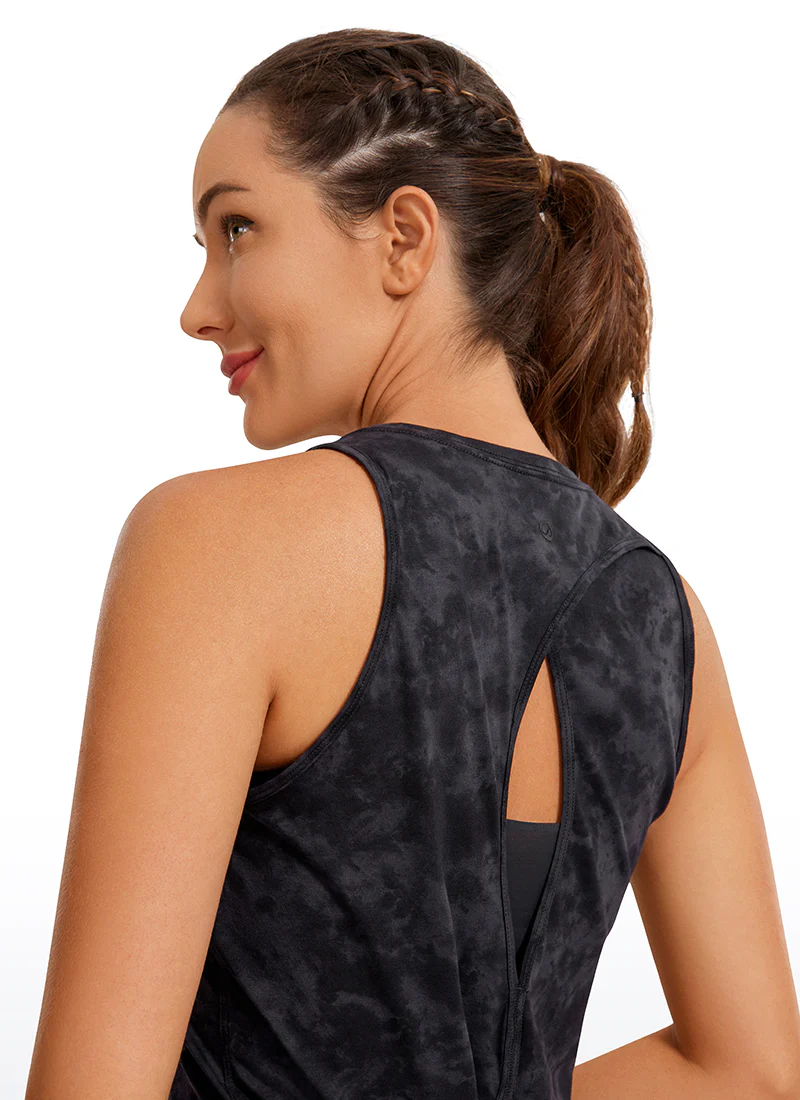 Pima Cotton Split Open Back Tank - Image 11