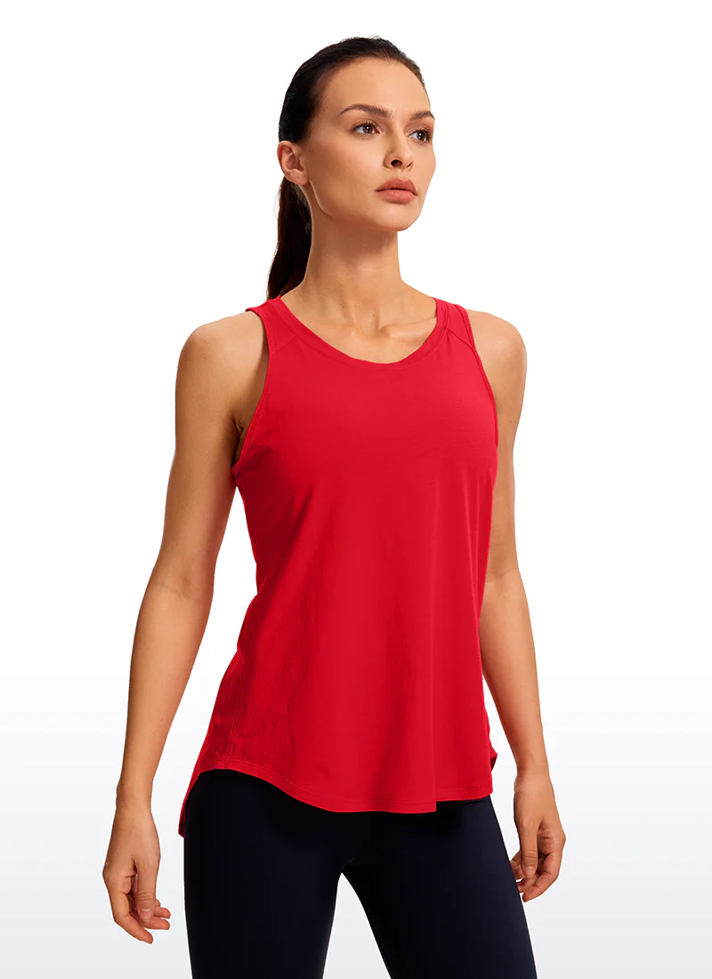 Pima Cotton Split Open Back Tank - Image 13