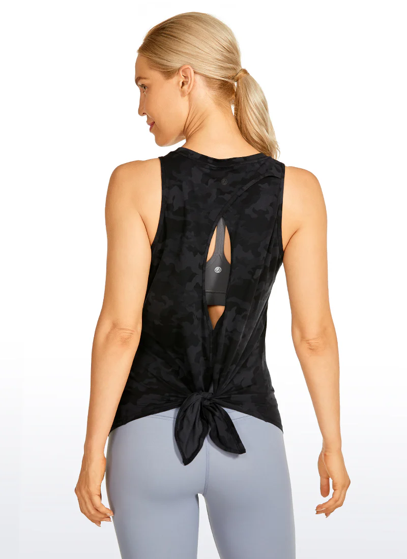 Pima Cotton Split Open Back Tank - Image 5