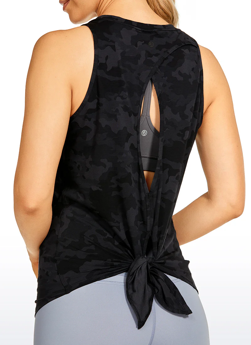 Pima Cotton Split Open Back Tank - Image 8