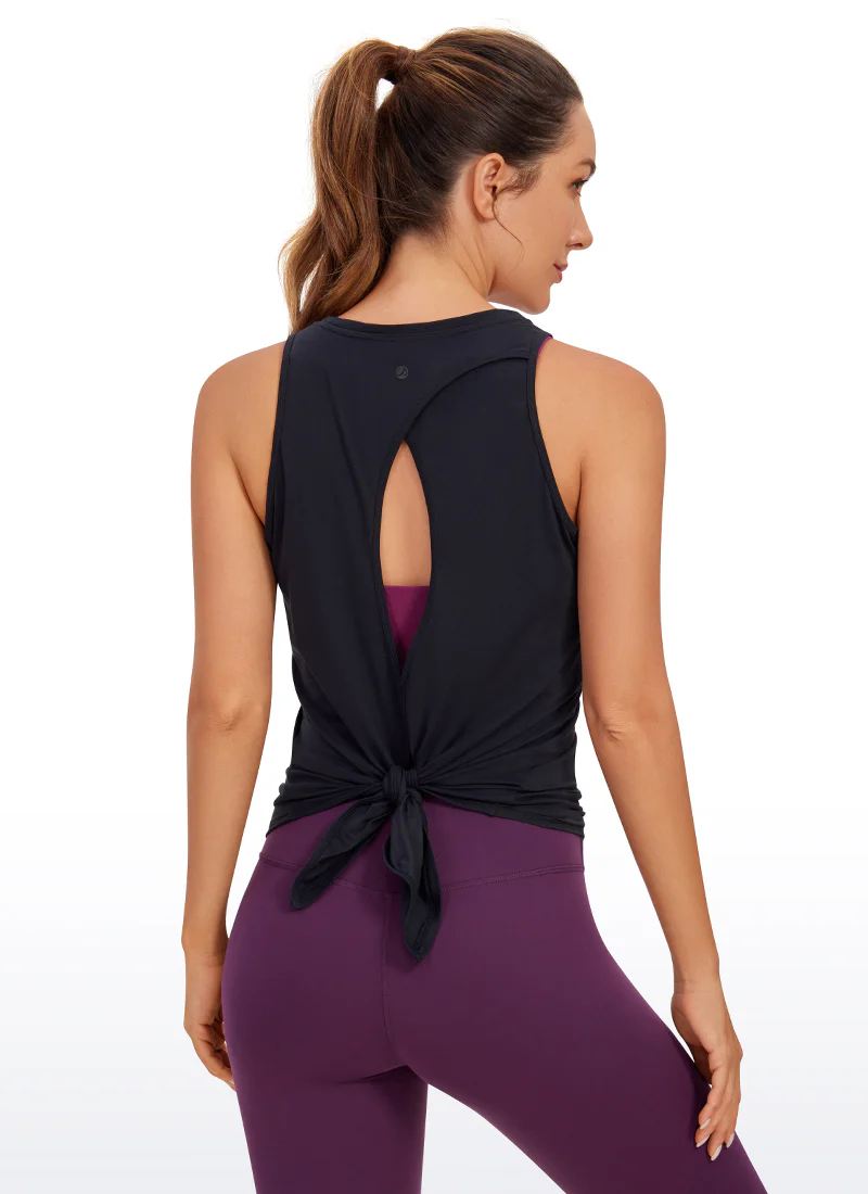 Pima Cotton Split Open Back Tank - Image 23