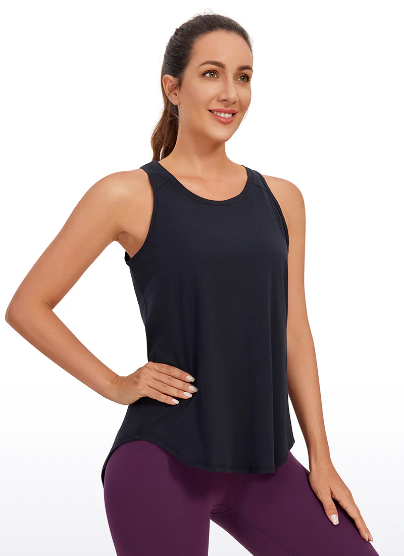 Pima Cotton Split Open Back Tank - Image 24