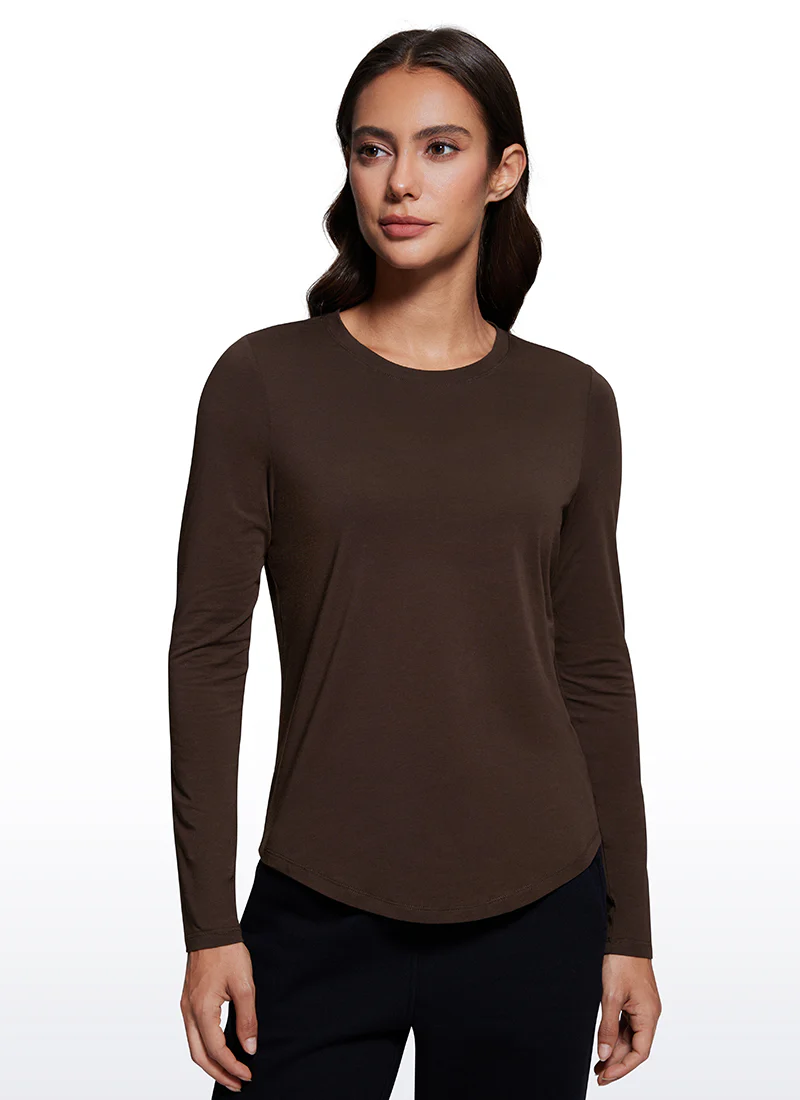 Pima Cotton Workout Long Sleeve - Image 10