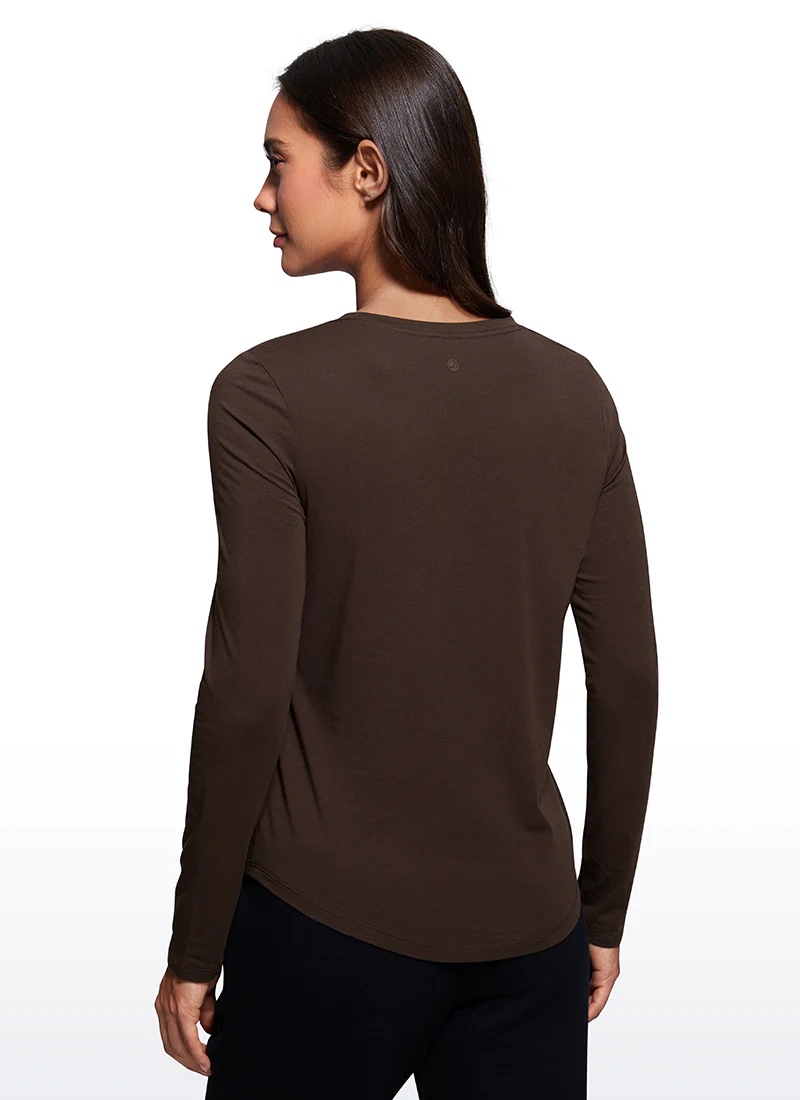 Pima Cotton Workout Long Sleeve - Image 11