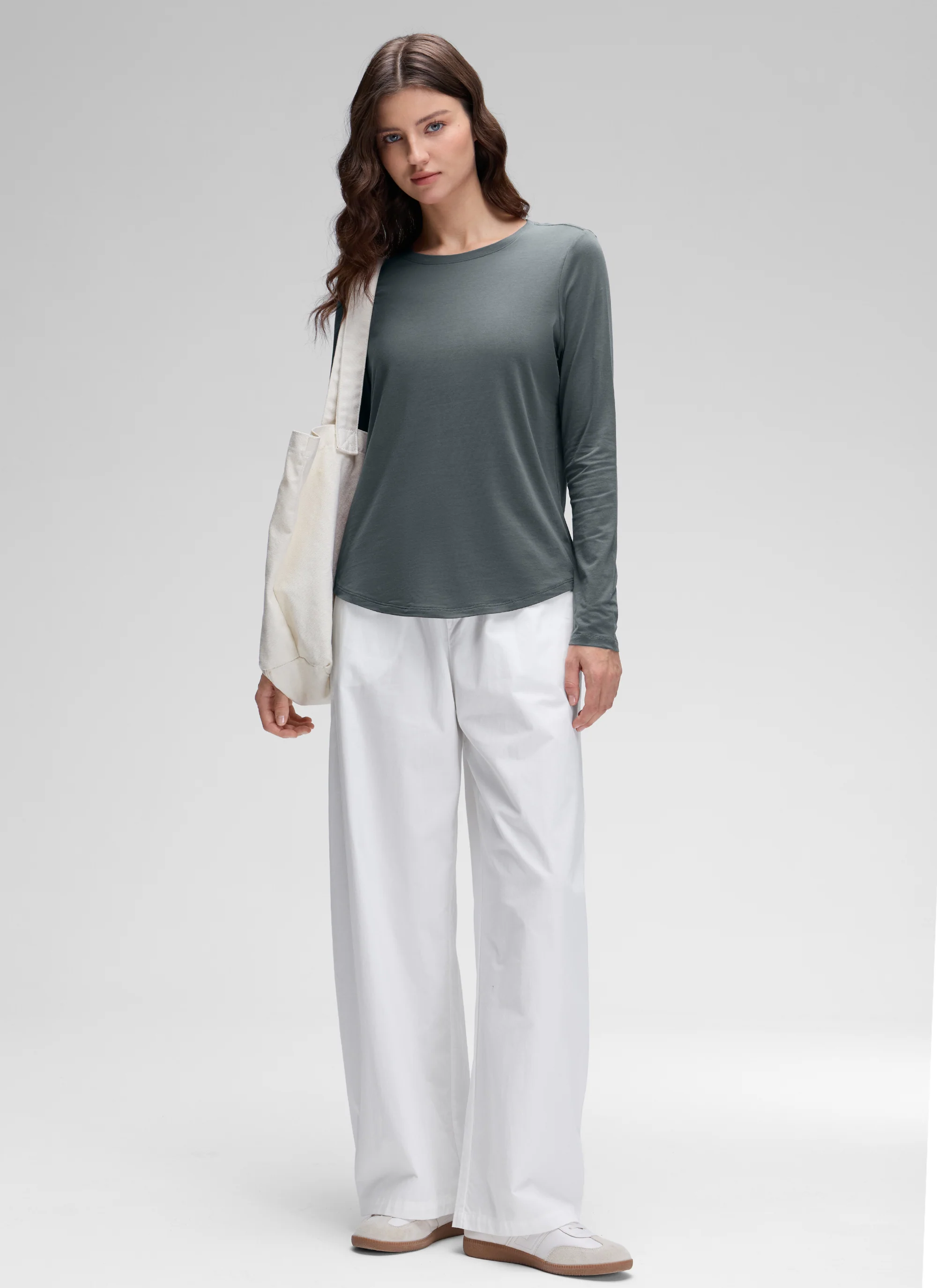 Pima Cotton Workout Long Sleeve - Image 3