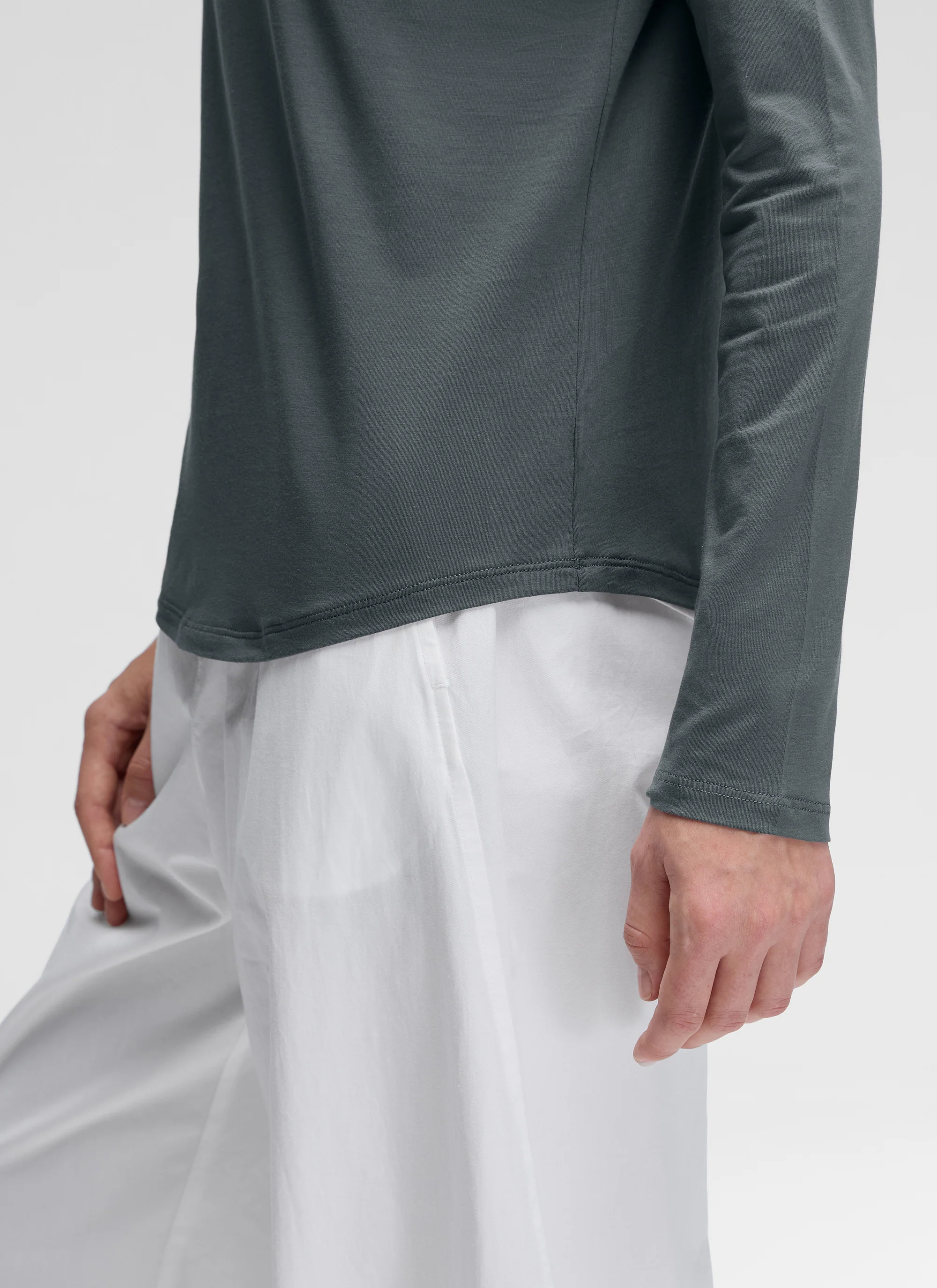 Pima Cotton Workout Long Sleeve - Image 5