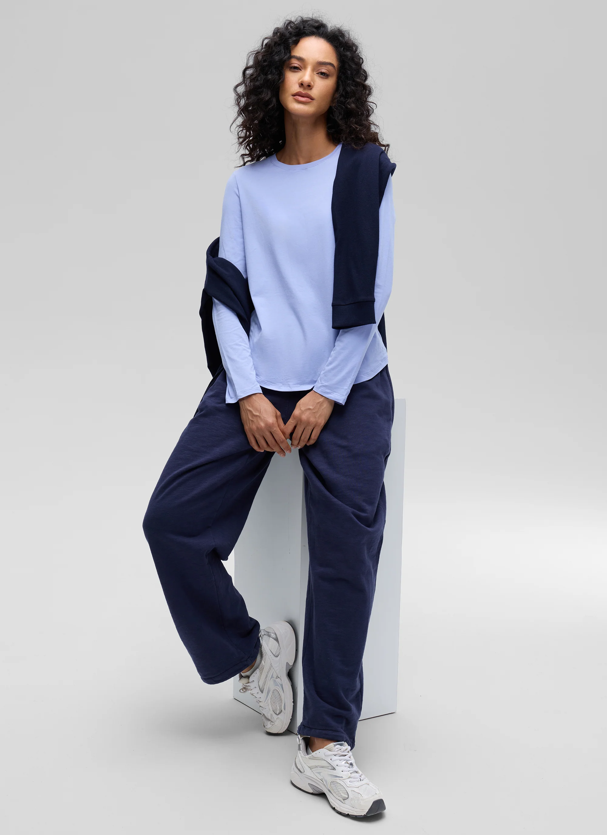 Pima Cotton Workout Long Sleeve - Image 8