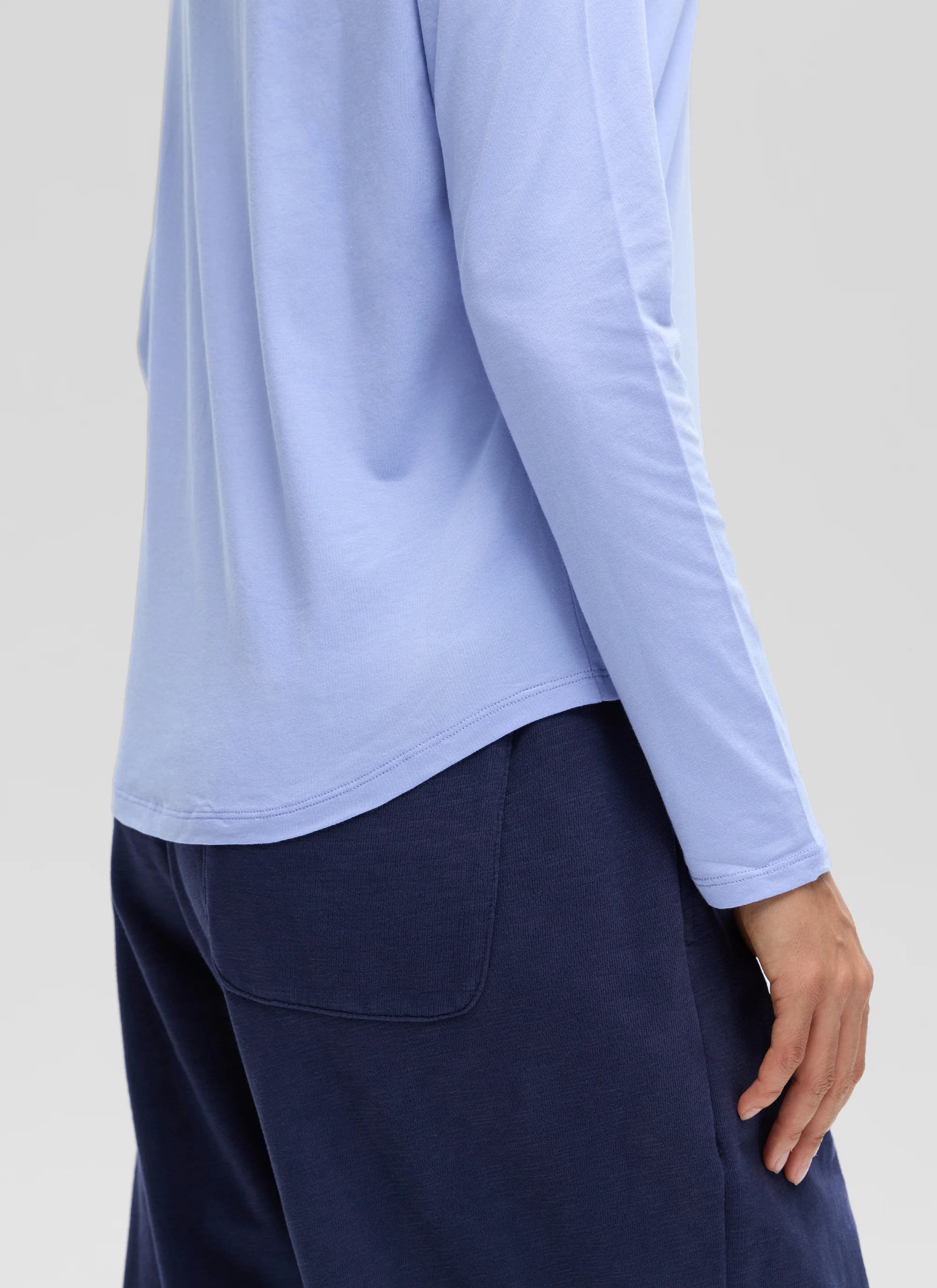 Pima Cotton Workout Long Sleeve - Image 9