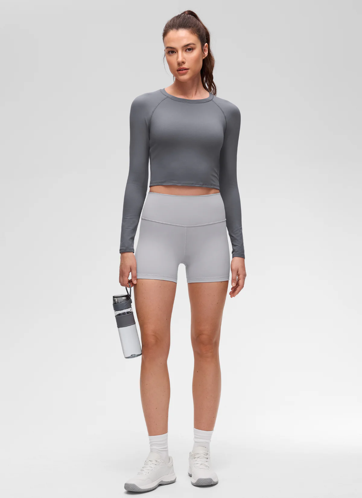 Brushed Feeling Crew Neck Raglan Long Sleeve - Image 30