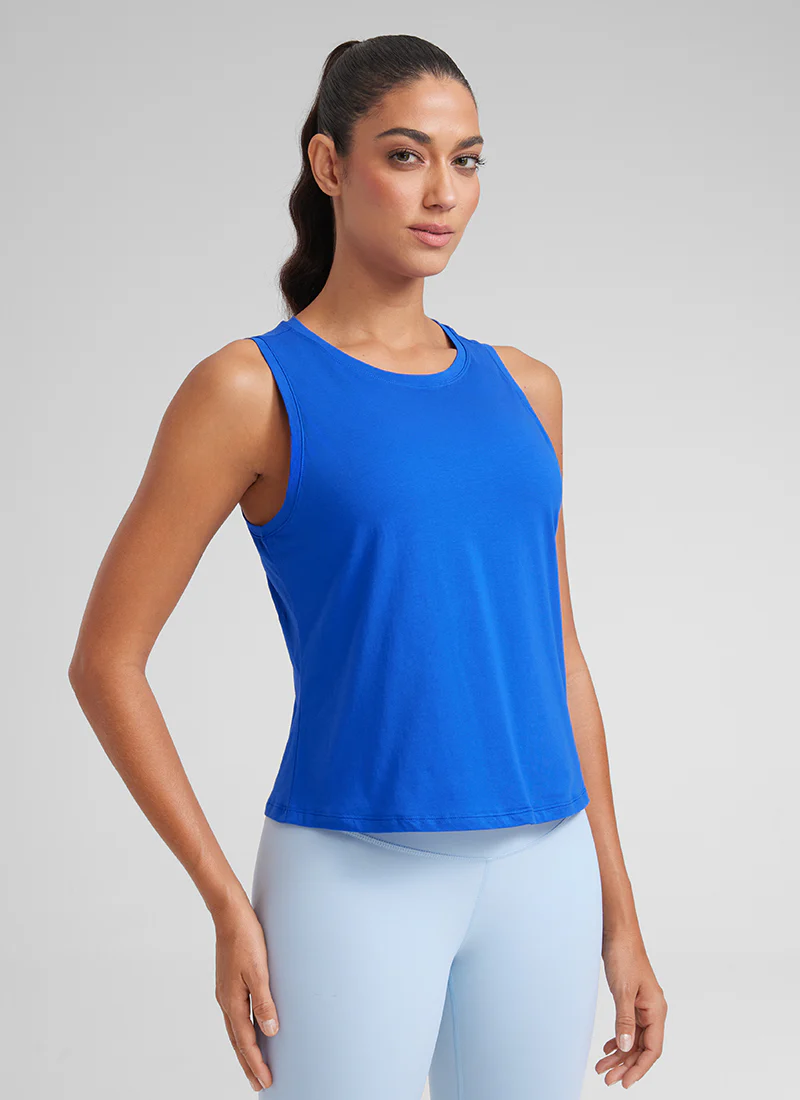 Pima Cotton Crop Round Neck Tank - Image 10