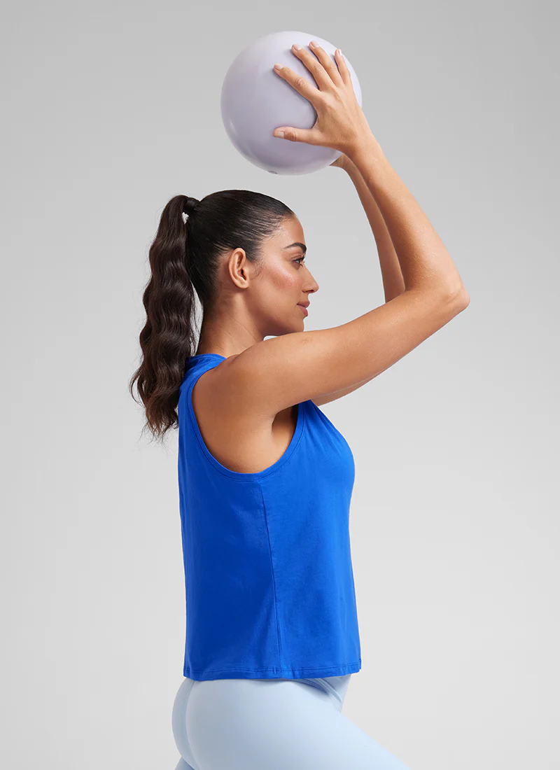 Pima Cotton Crop Round Neck Tank - Image 12