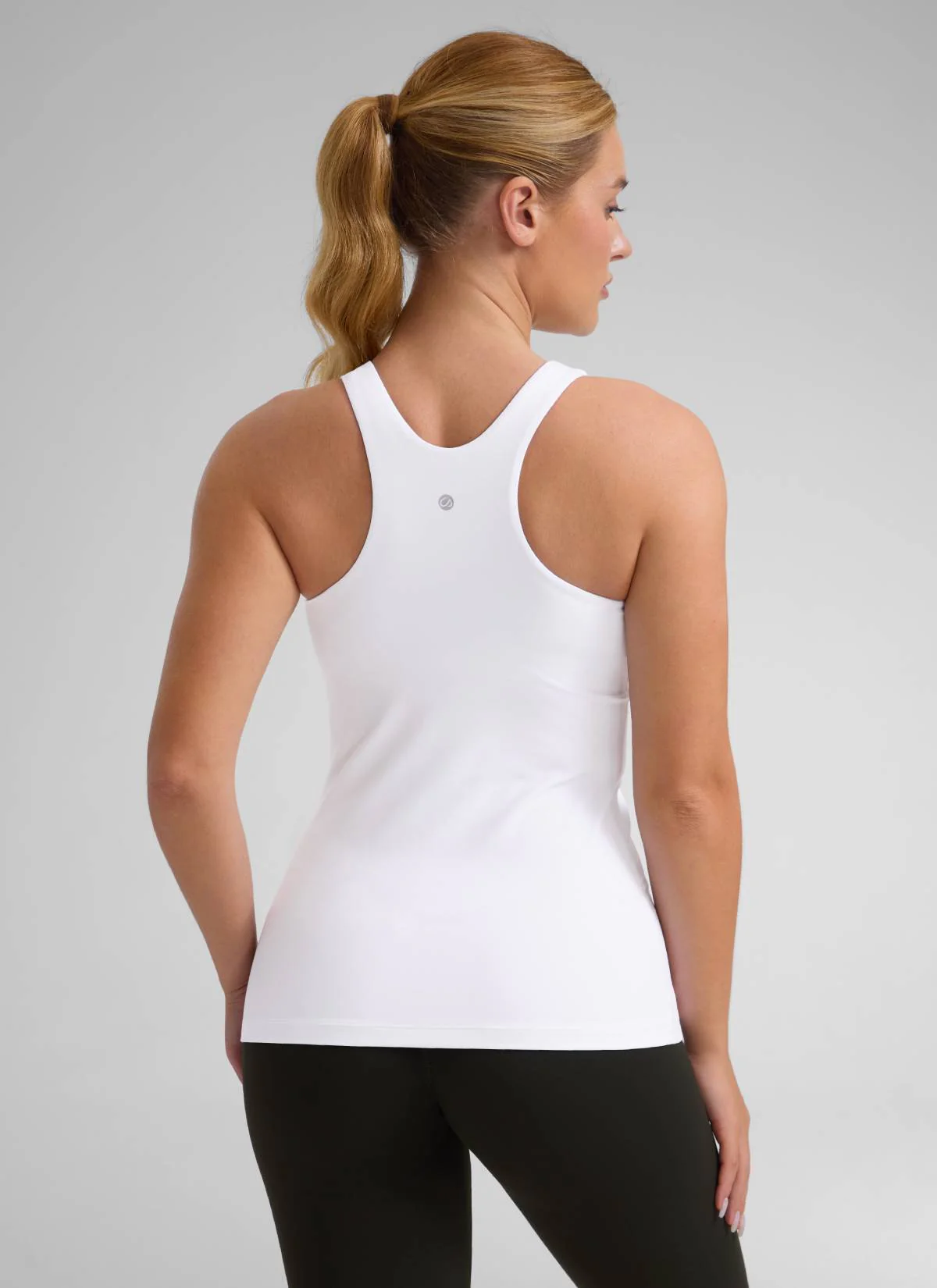 Butterluxe Hip Length Built-in Bra Tanks High Neck - Image 12