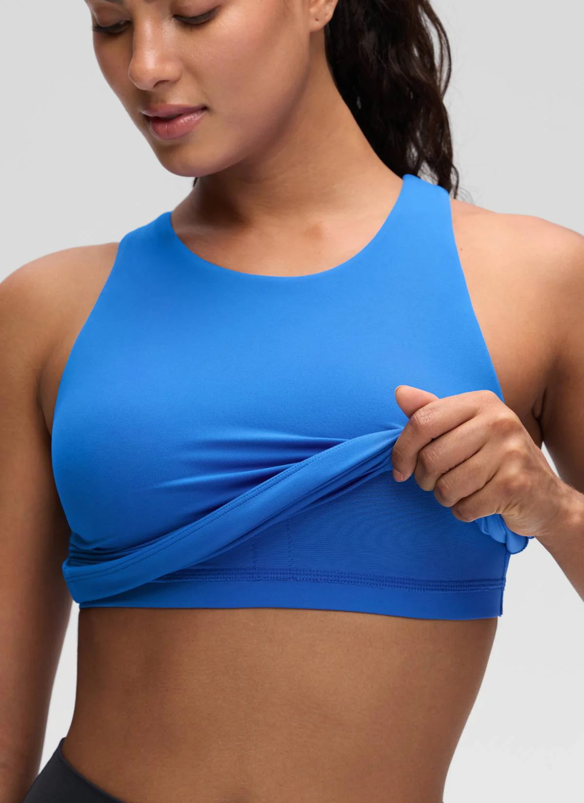 Butterluxe Hip Length Built-in Bra Tanks High Neck - Image 20