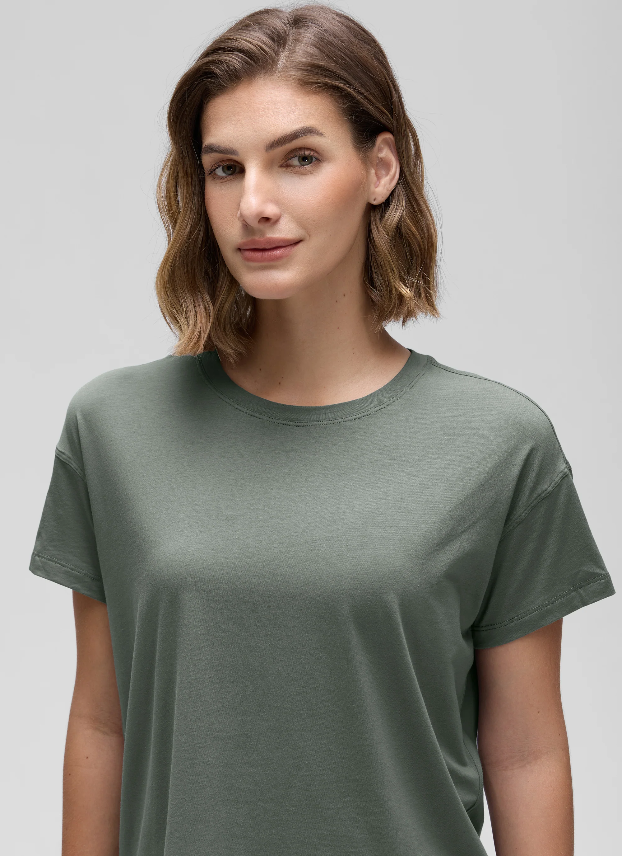 Pima Cotton Loose Fit Short Sleeve - Image 12