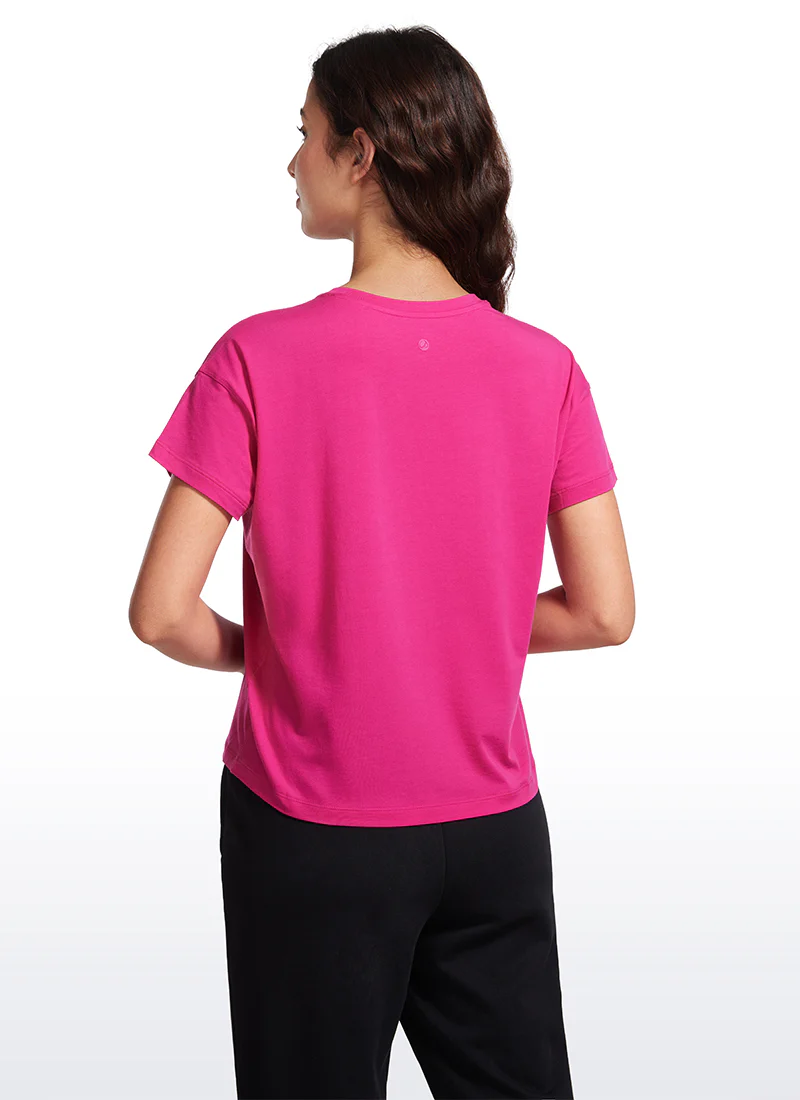Pima Cotton Loose Fit Short Sleeve - Image 2