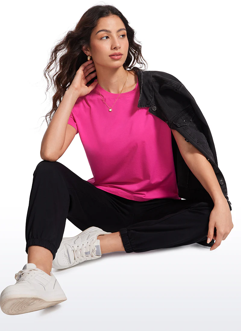 Pima Cotton Loose Fit Short Sleeve - Image 3