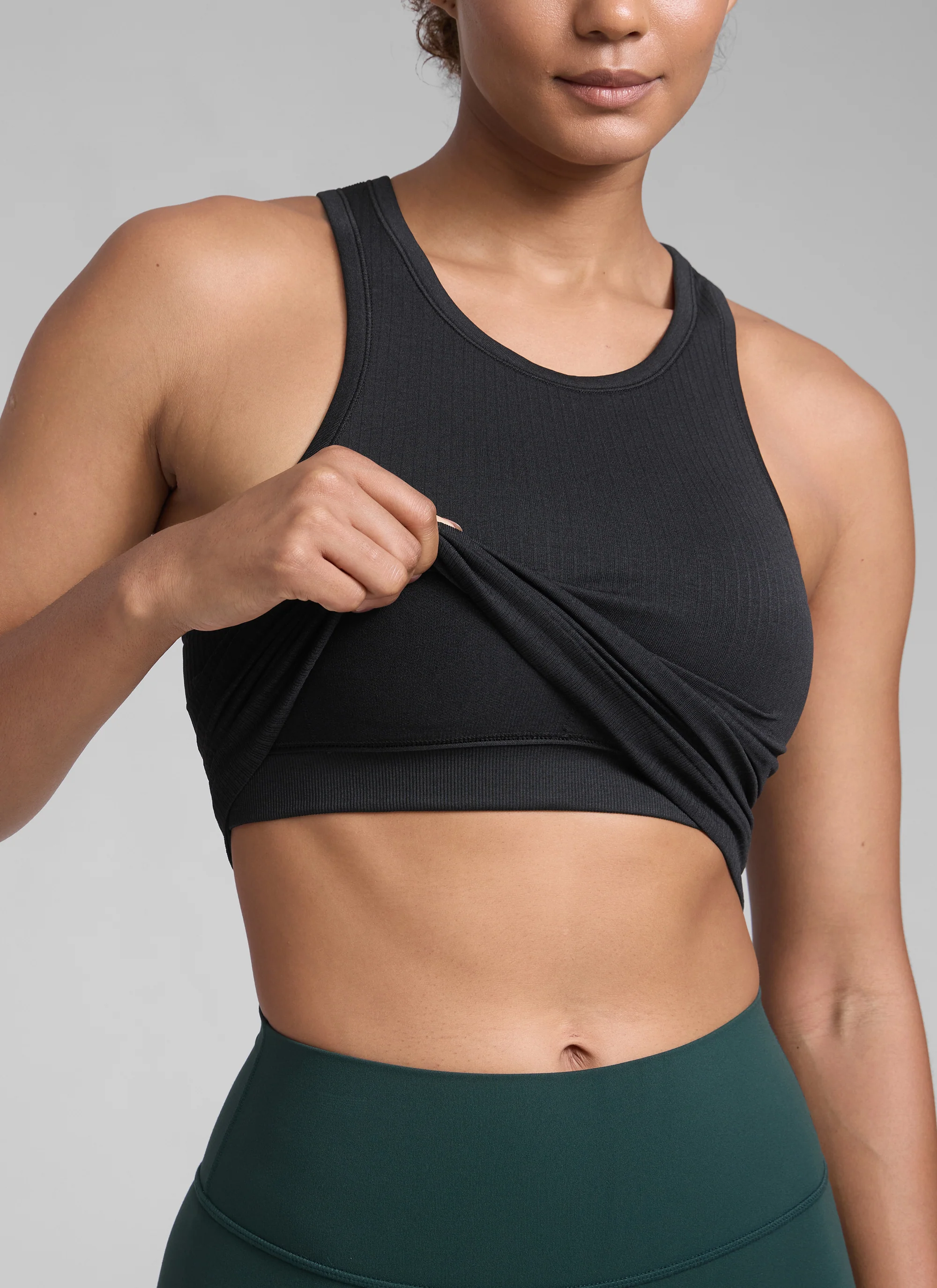 Seamless Racerback Hip Length Tank - Image 11