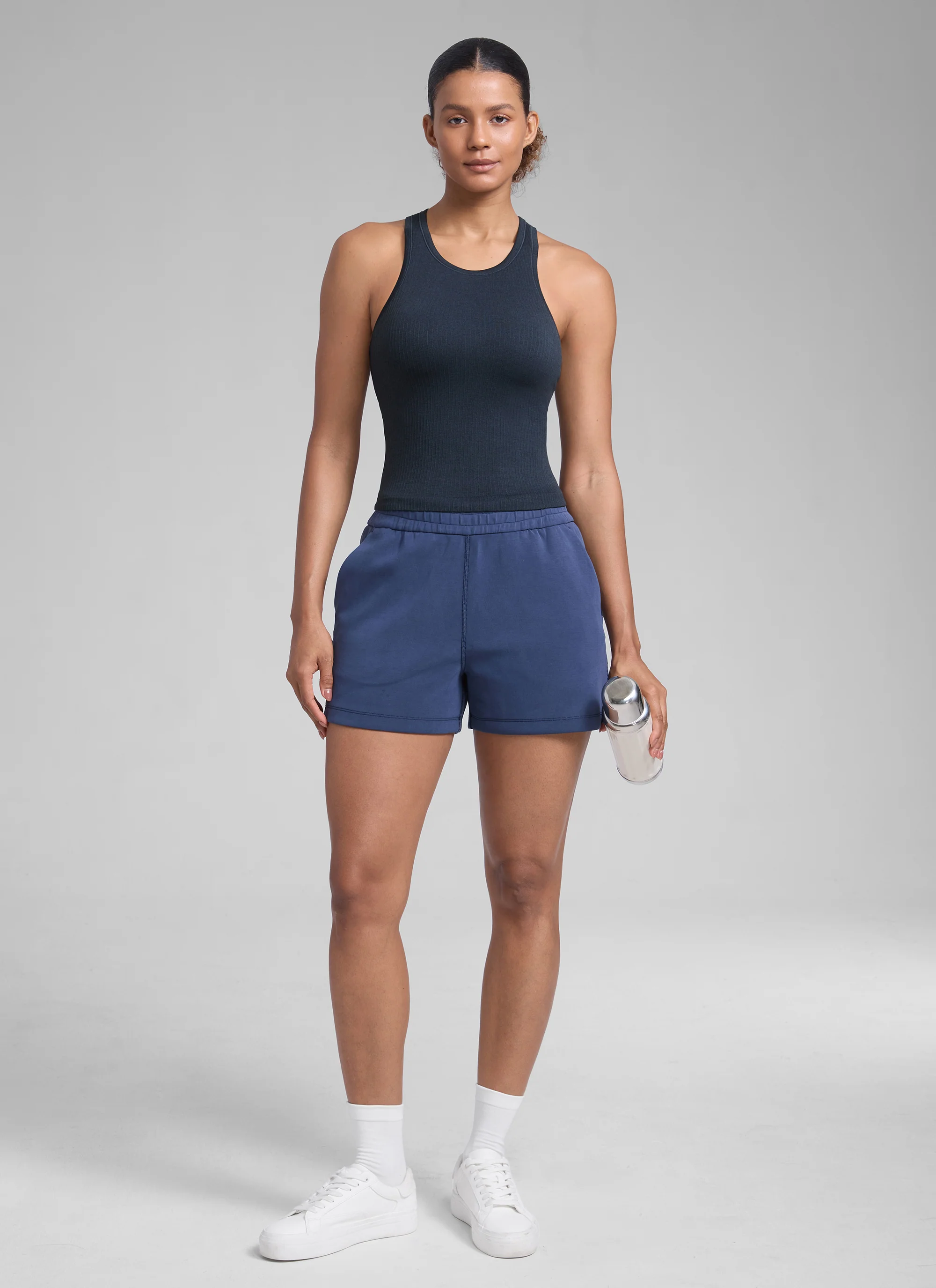 Seamless Racerback Hip Length Tank - Image 15