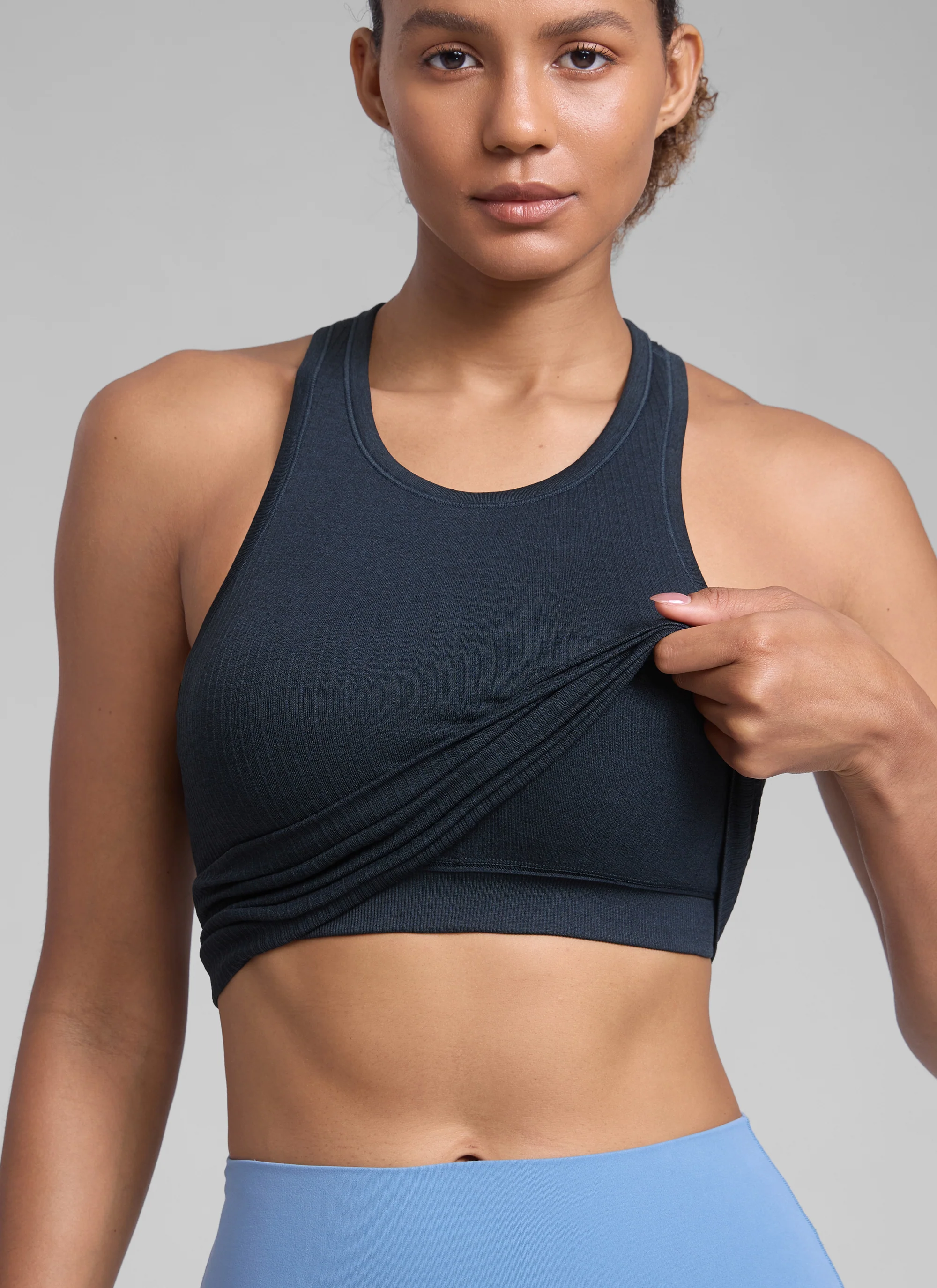 Seamless Racerback Hip Length Tank - Image 16