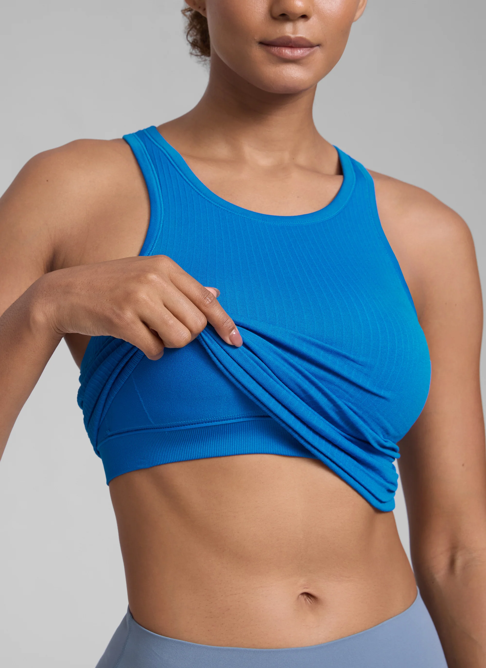 Seamless Racerback Hip Length Tank - Image 23