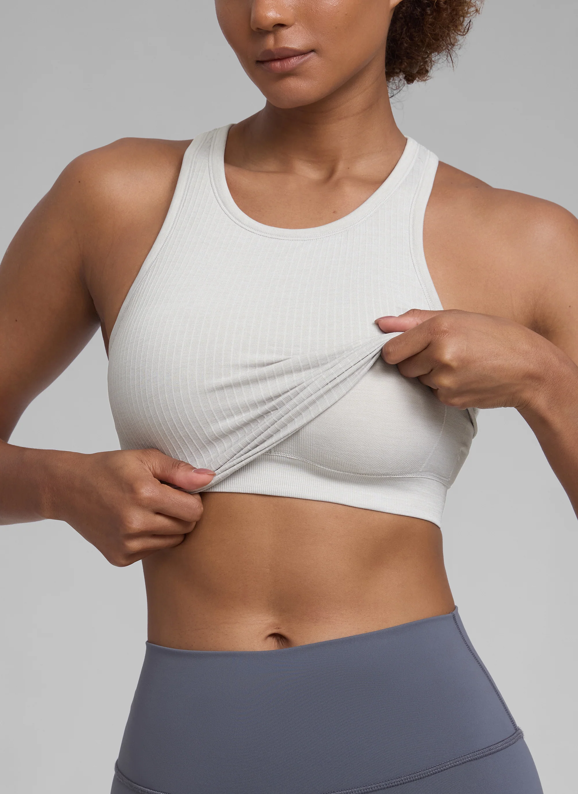 Seamless Racerback Hip Length Tank - Image 28
