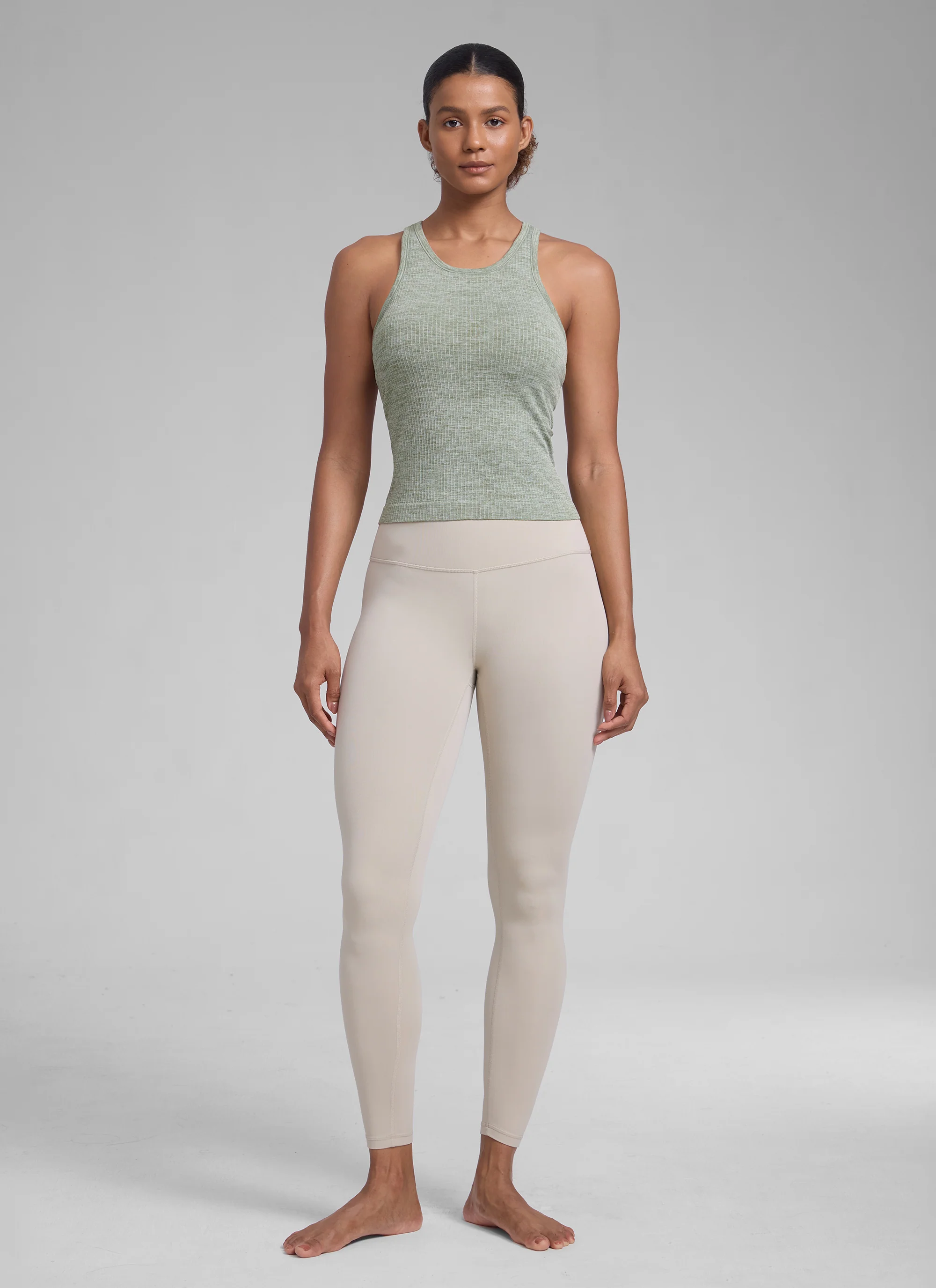 Seamless Racerback Hip Length Tank - Image 3