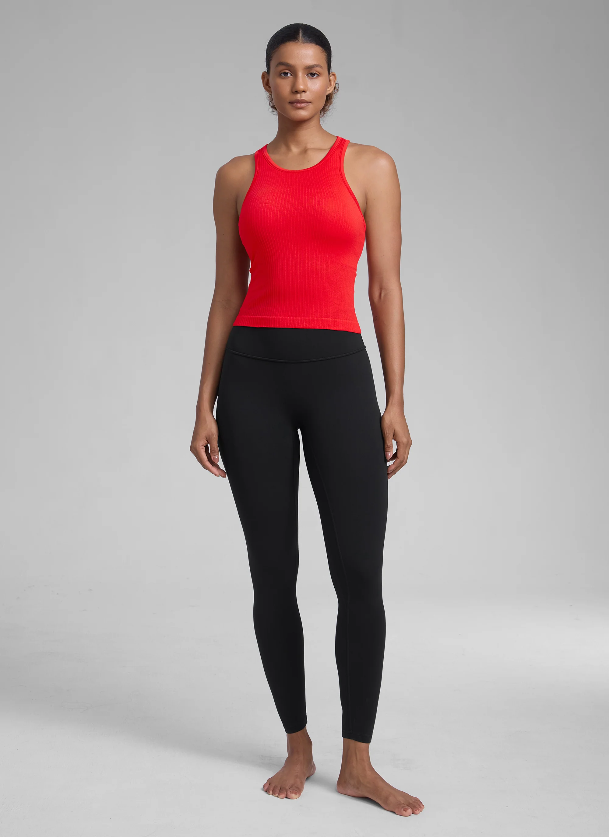 Seamless Racerback Hip Length Tank - Image 33