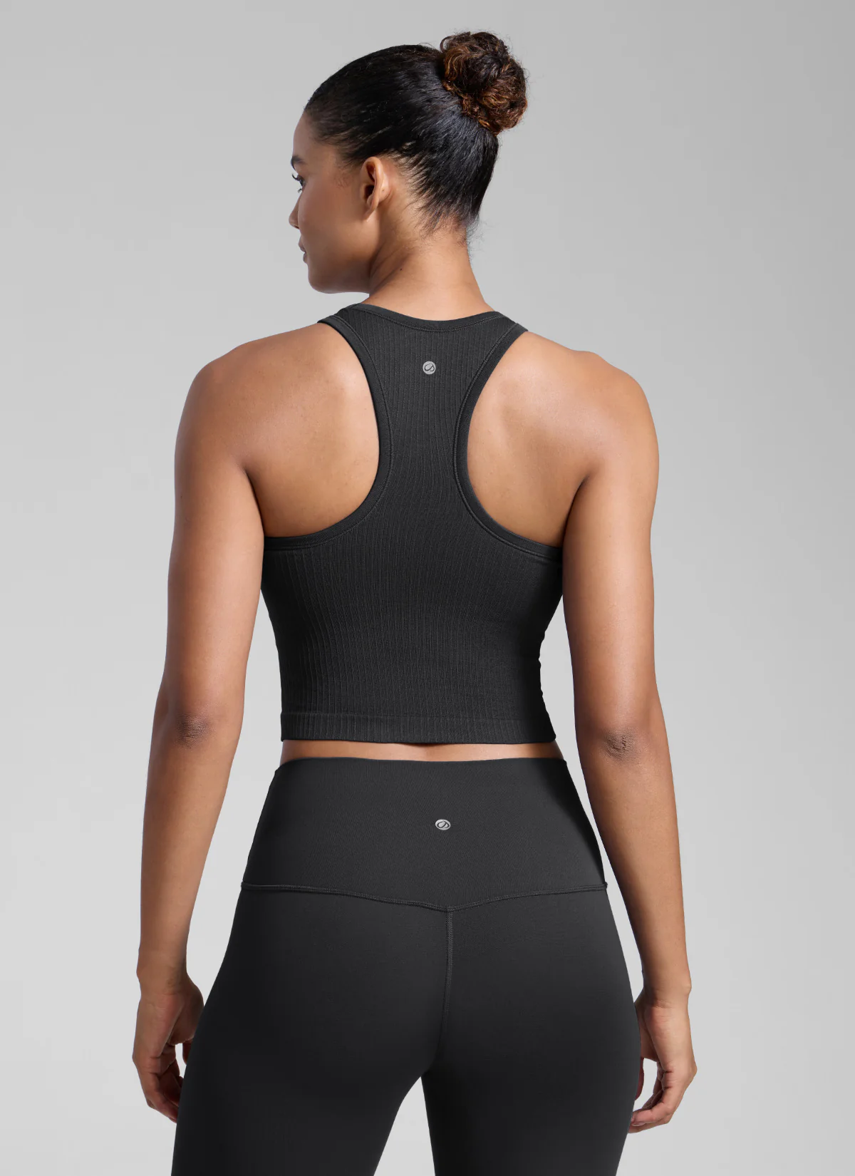 Seamless Ribbed Racerback Crop Tank - Image 16