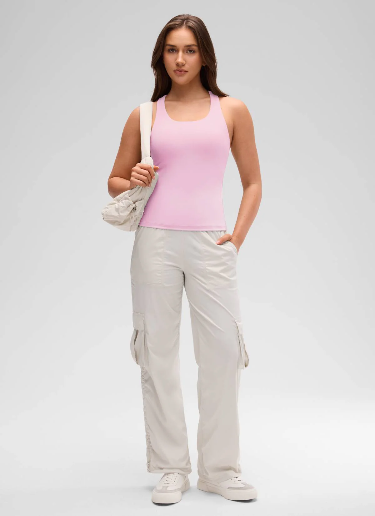 Butterluxe Waist Length Built in Bra Tank - Image 3