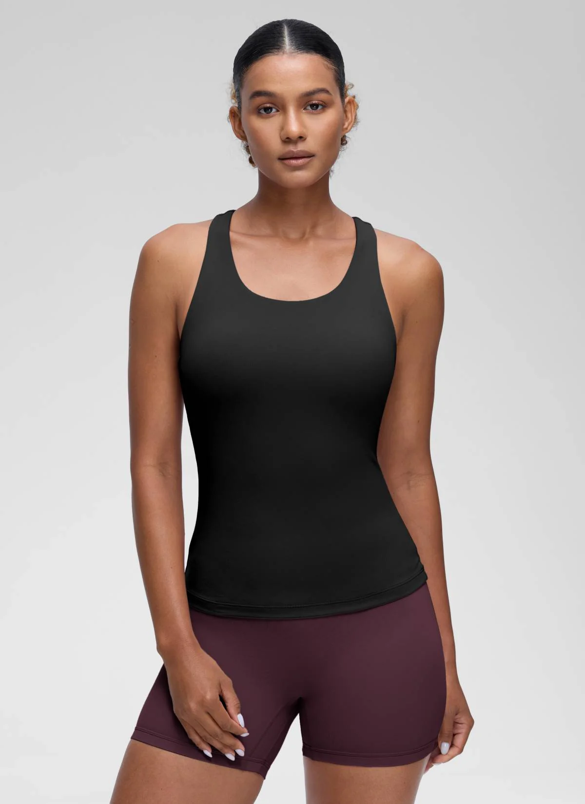 Butterluxe Waist Length Built in Bra Tank - Image 15