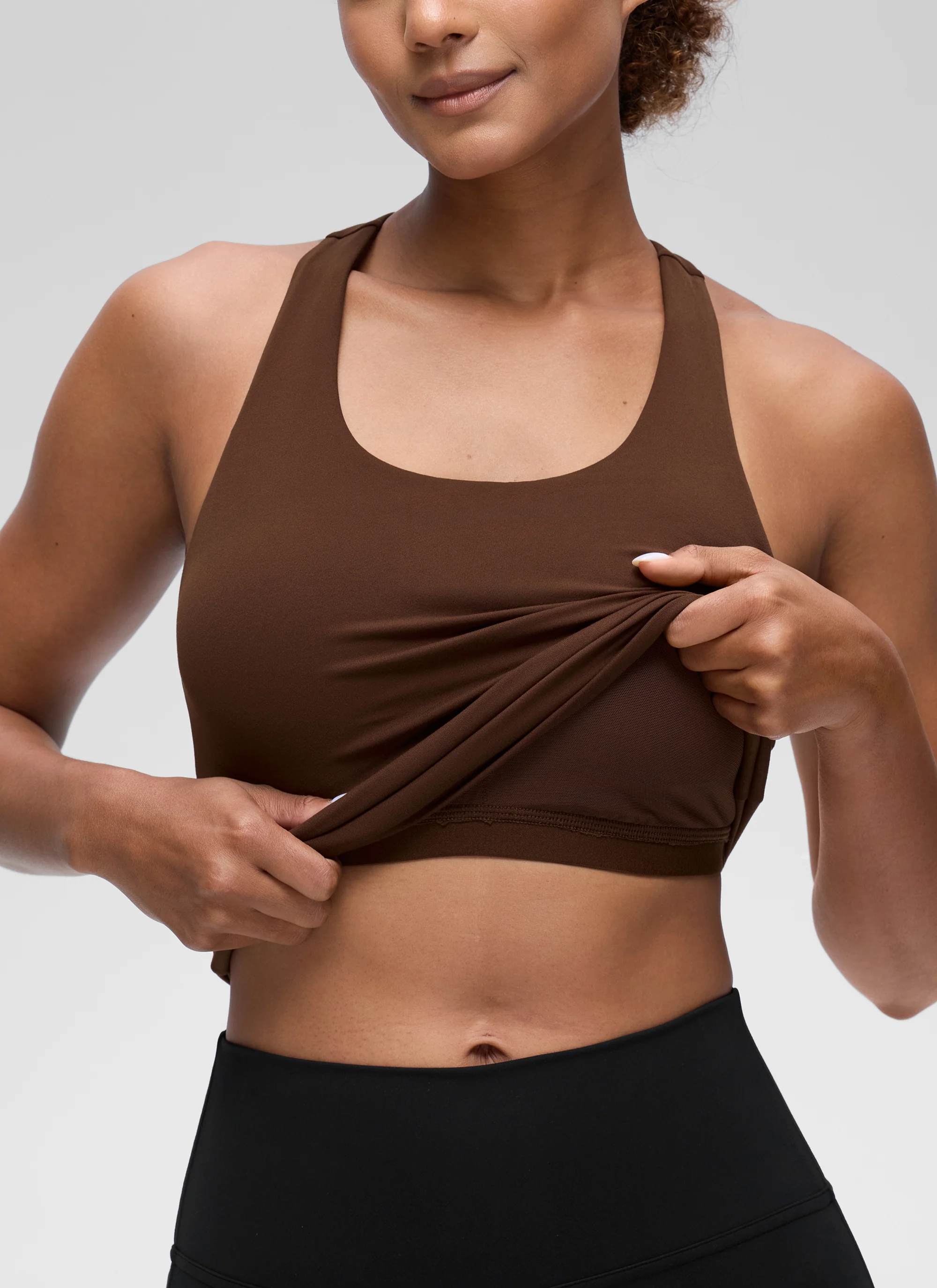 Butterluxe Waist Length Built in Bra Tank - Image 4