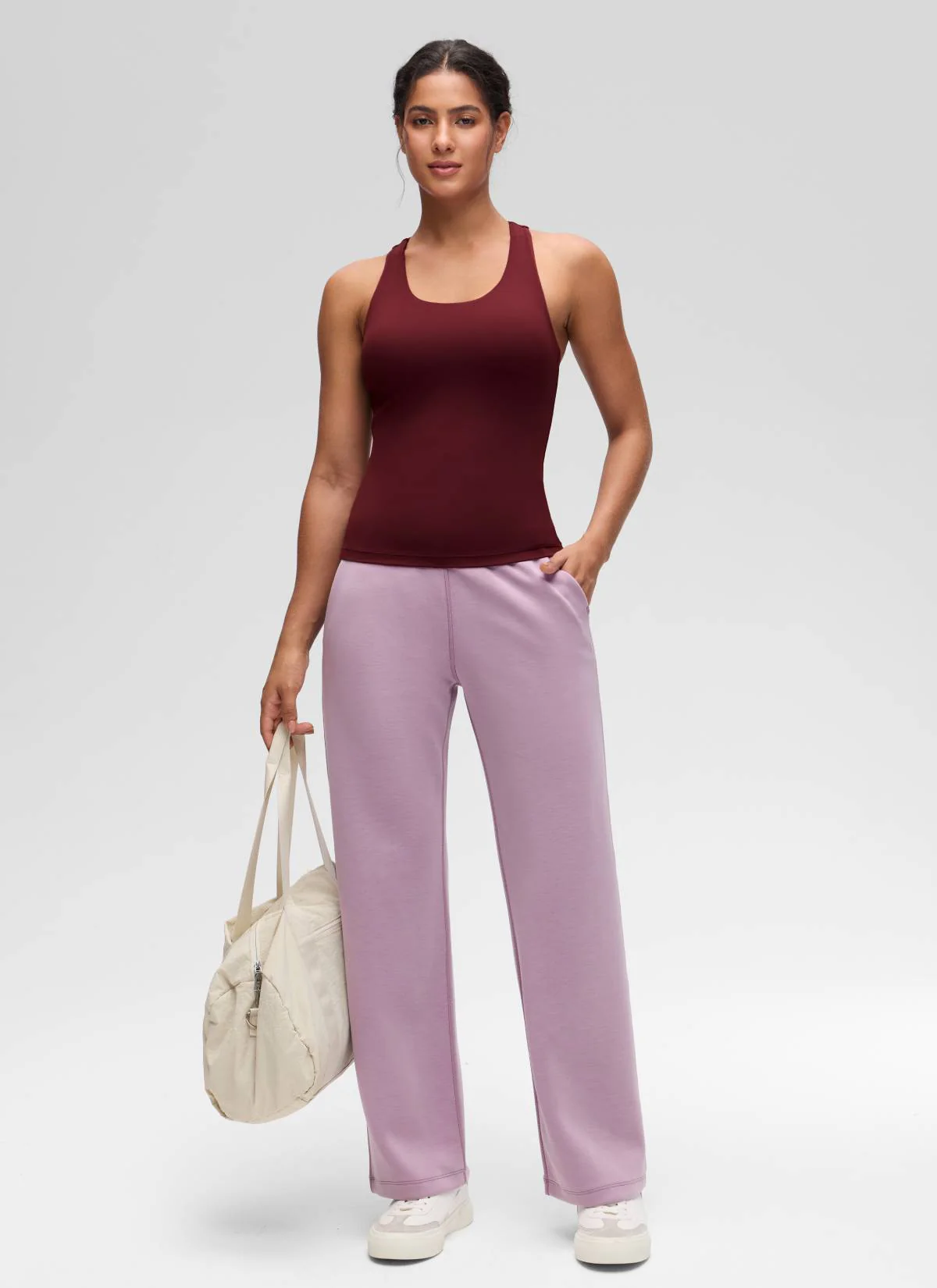 Butterluxe Waist Length Built in Bra Tank - Image 3