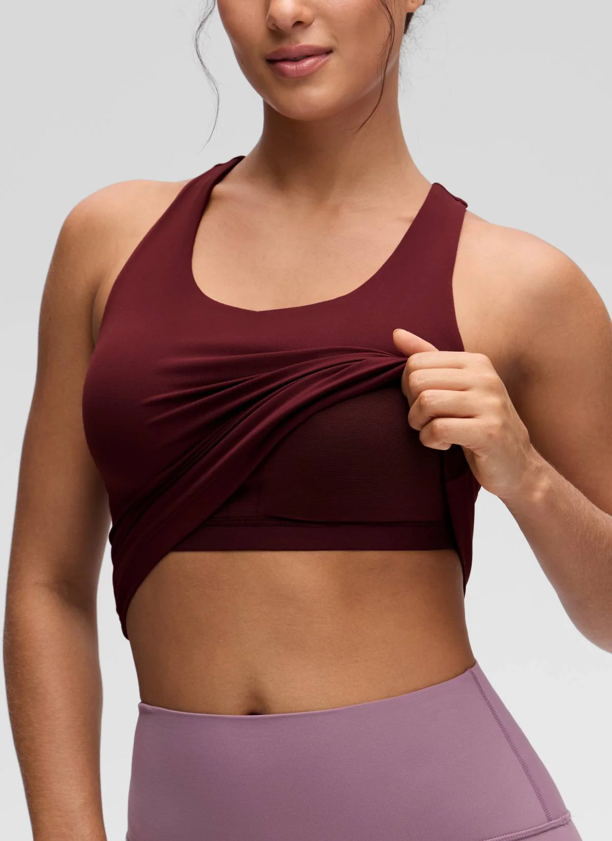Butterluxe Waist Length Built in Bra Tank - Image 4