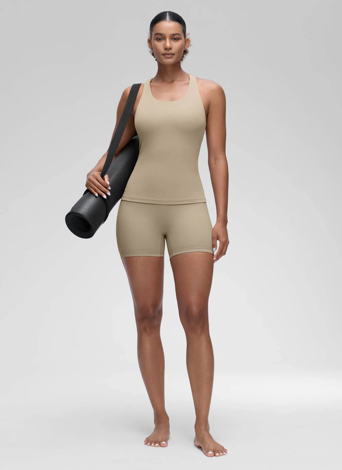 Butterluxe Waist Length Built in Bra Tank - Image 3