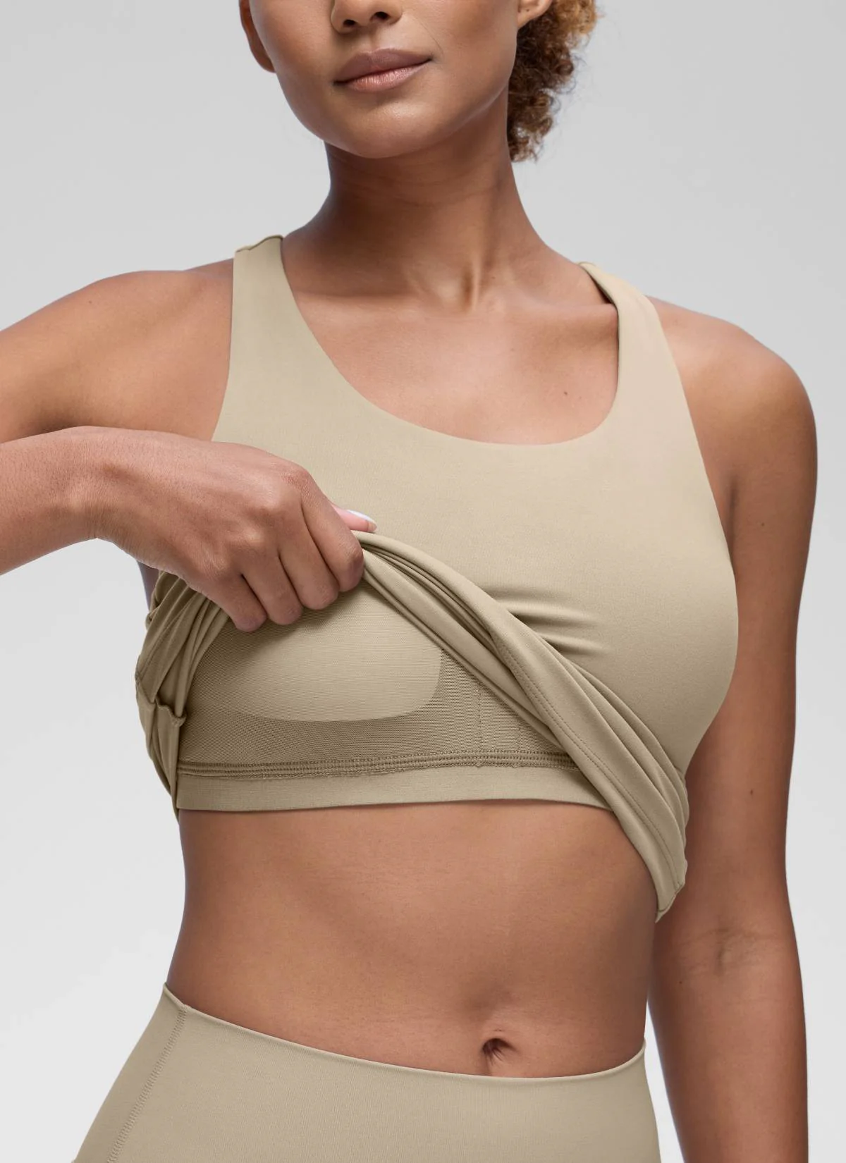 Butterluxe Waist Length Built in Bra Tank - Image 4