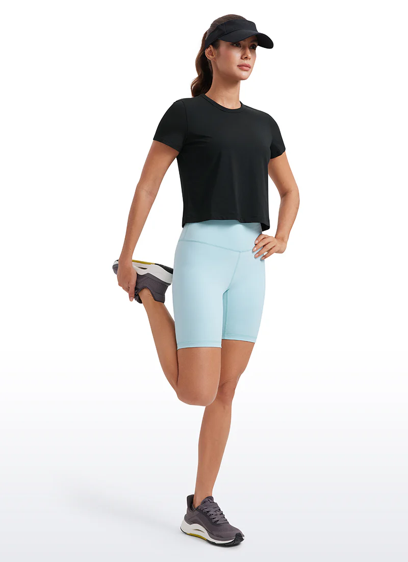 Pima Cotton Classic-Fit Cropped Short Sleeve - Image 3
