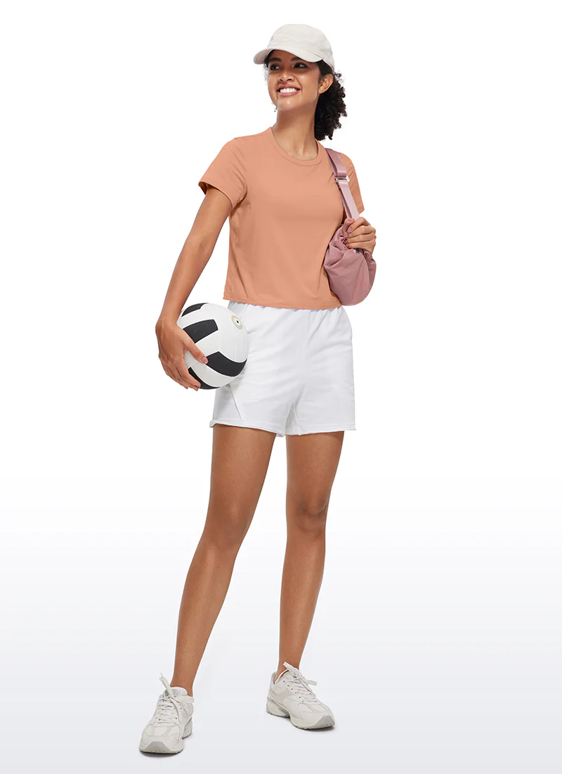 Pima Cotton Classic-Fit Cropped Short Sleeve - Image 7