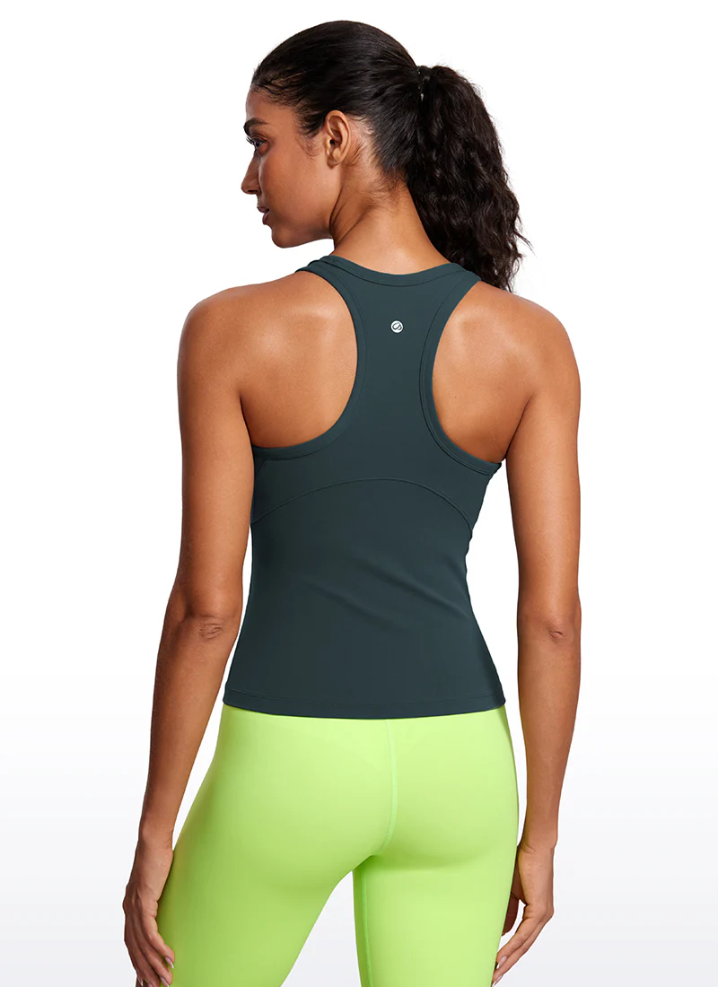 Butterluxe Waist Length  Racerback Tank - Image 20