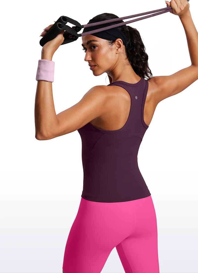 Butterluxe Waist Length  Racerback Tank - Image 3