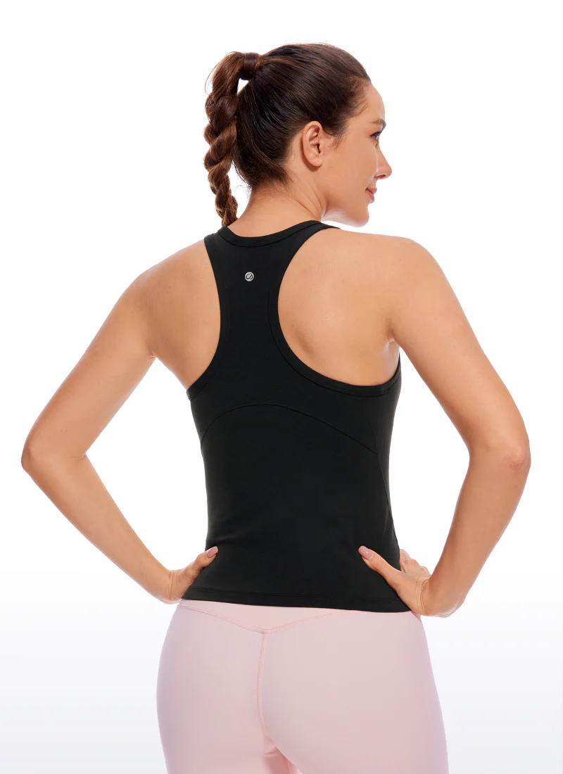 Butterluxe Waist Length  Racerback Tank - Image 5