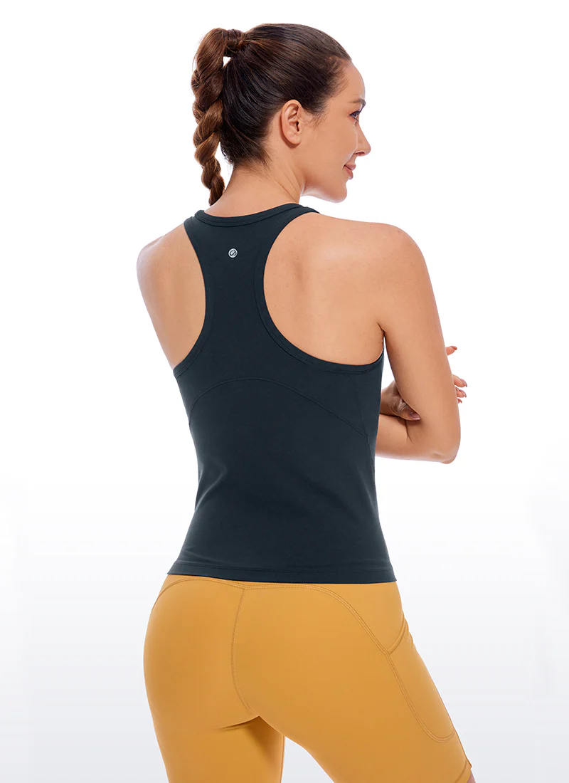 Butterluxe Waist Length  Racerback Tank - Image 9