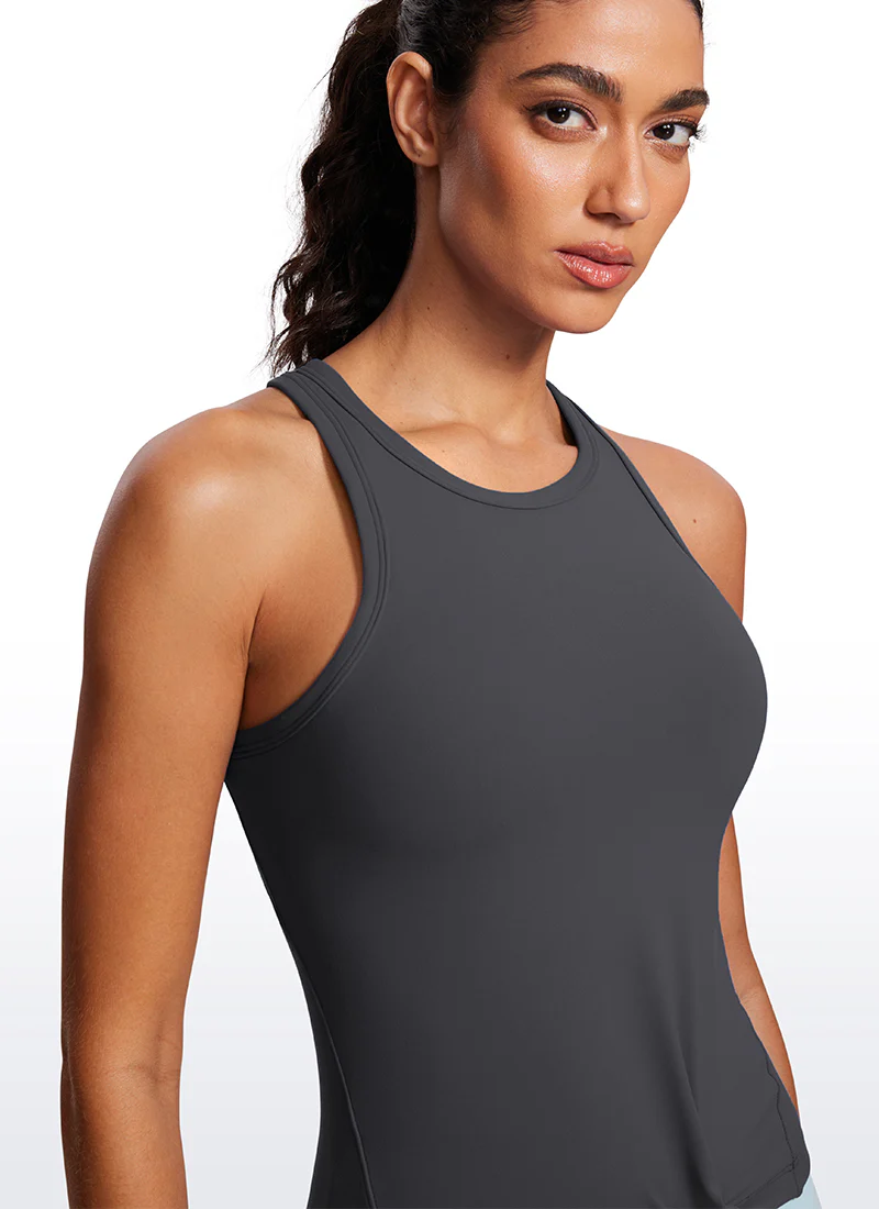 Butterluxe Waist Length  Racerback Tank - Image 10