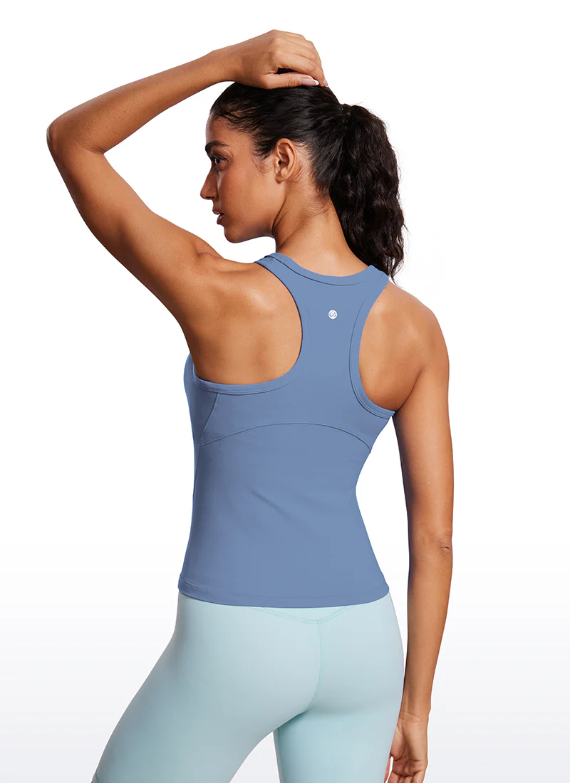 Butterluxe Waist Length  Racerback Tank - Image 12