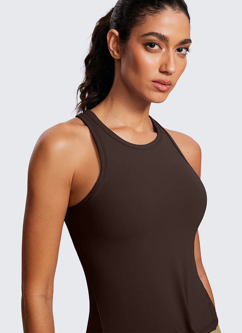 Butterluxe Waist Length  Racerback Tank - Image 7