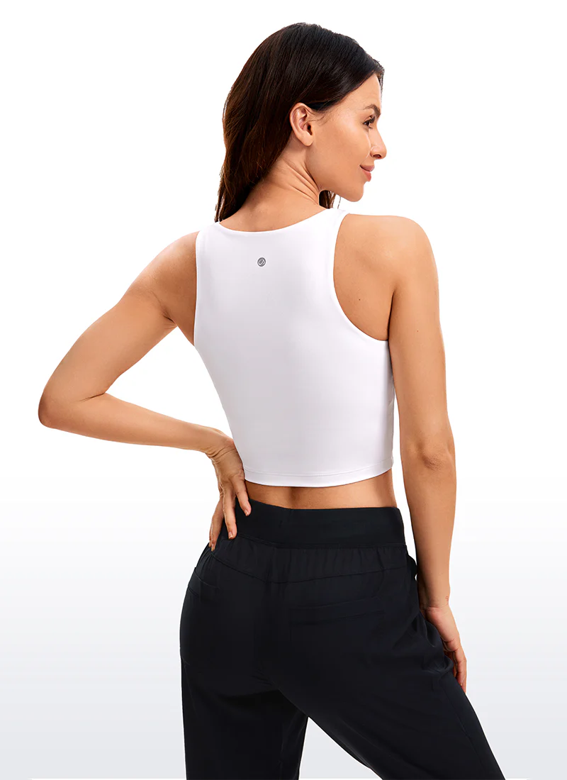 Butterluxe Cropped Wide Back Tank - Image 2