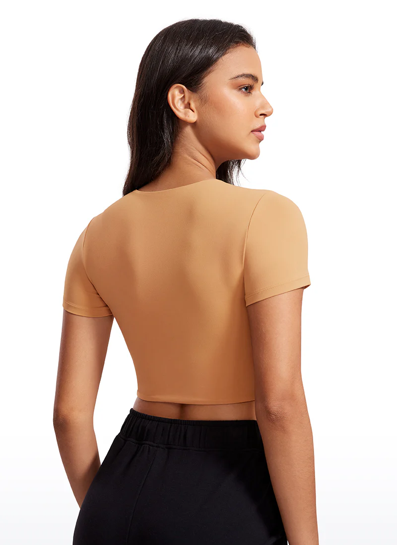 Butterluxe Double Lined Cropped Short Sleeve - Image 14