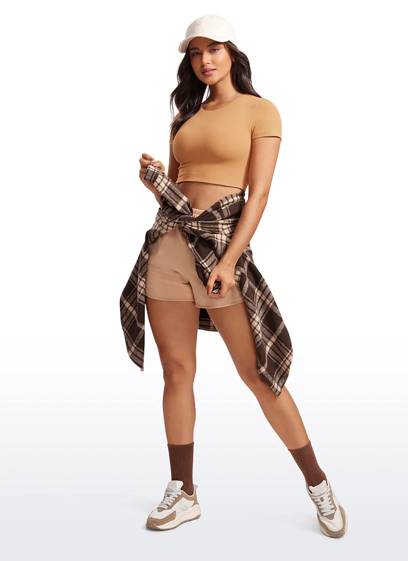 Butterluxe Double Lined Cropped Short Sleeve - Image 15