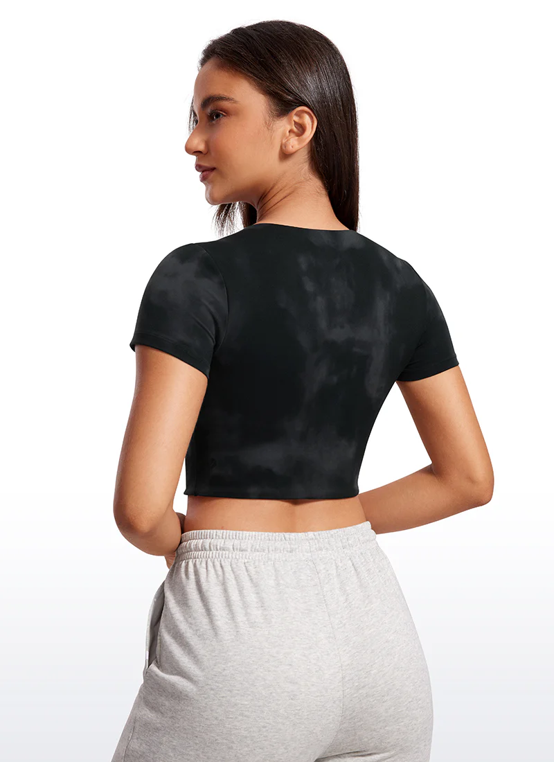 Butterluxe Double Lined Cropped Short Sleeve - Image 18