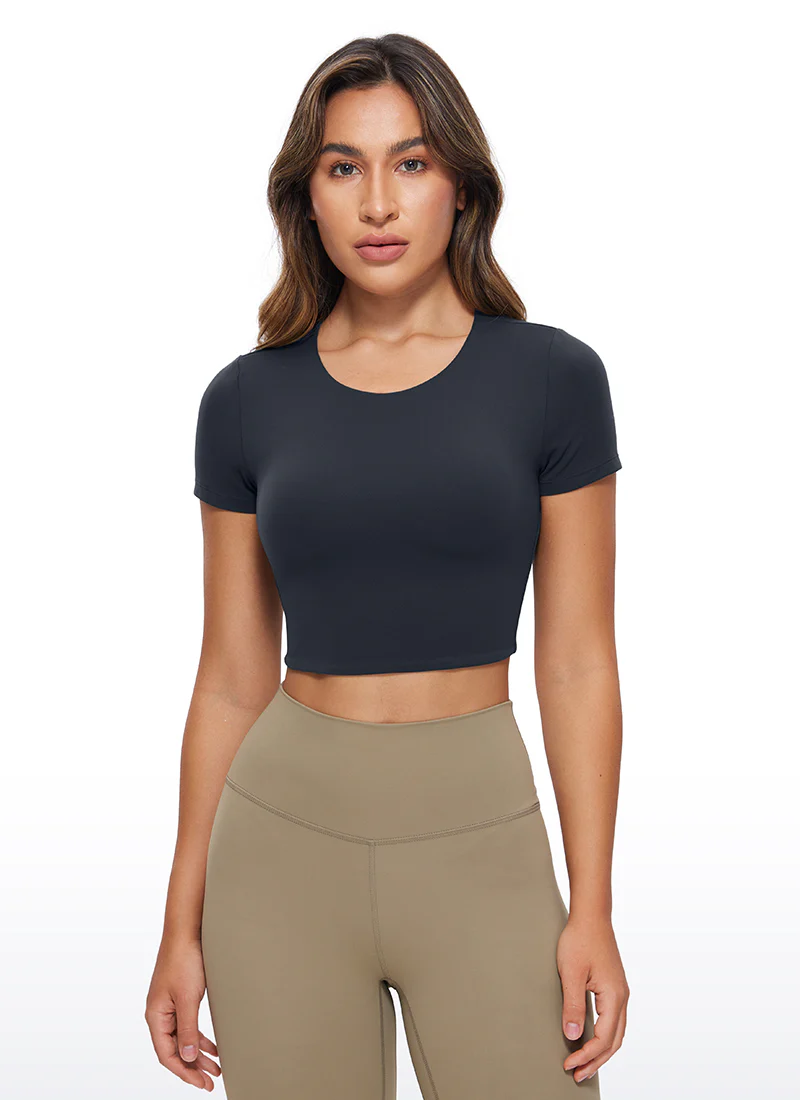 Butterluxe Double Lined Cropped Short Sleeve - Image 9