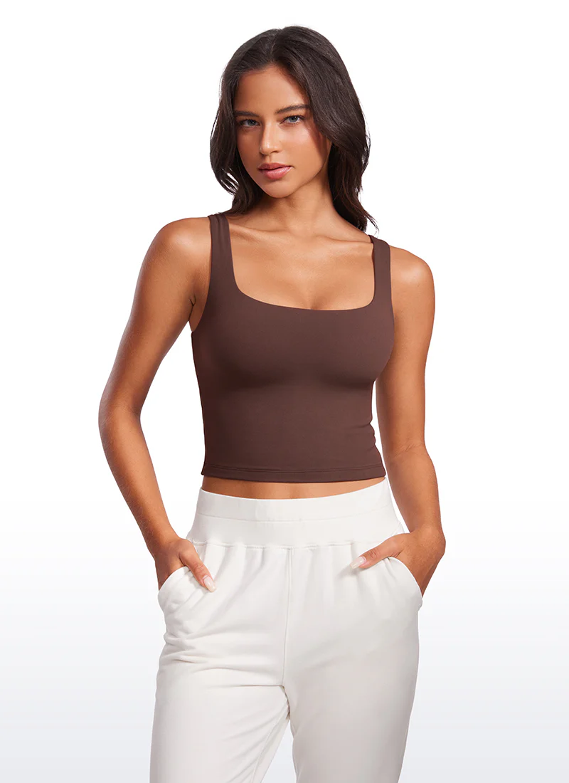 Butterluxe Double Lined Square Neck Tank - Image 13